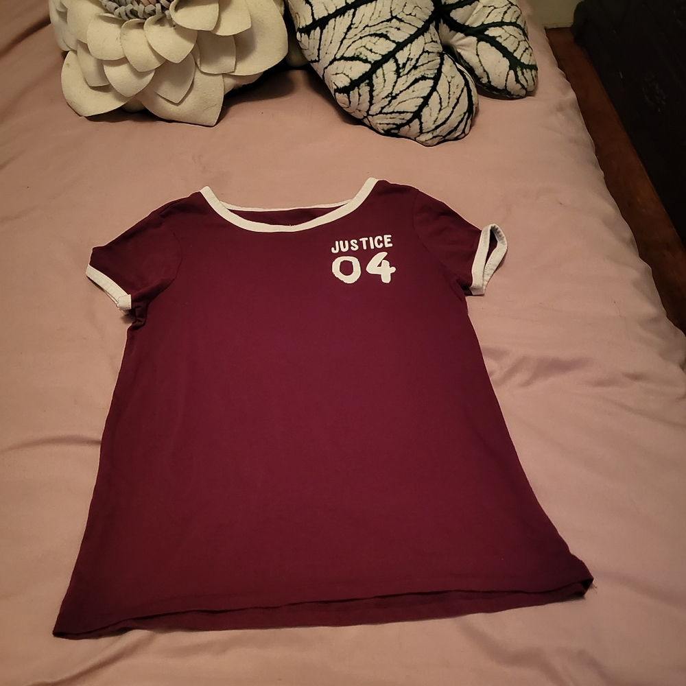 Justice girls size 10 tee